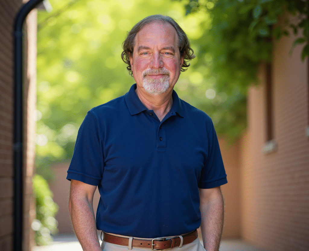 Mark Polo and Green background